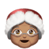 🤶🏽 Mrs. Claus: medium skin tone display on Apple